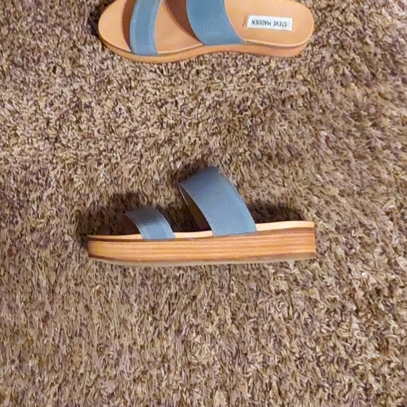 Steve Madden Shoes - Steven Madden Denim strap platforms